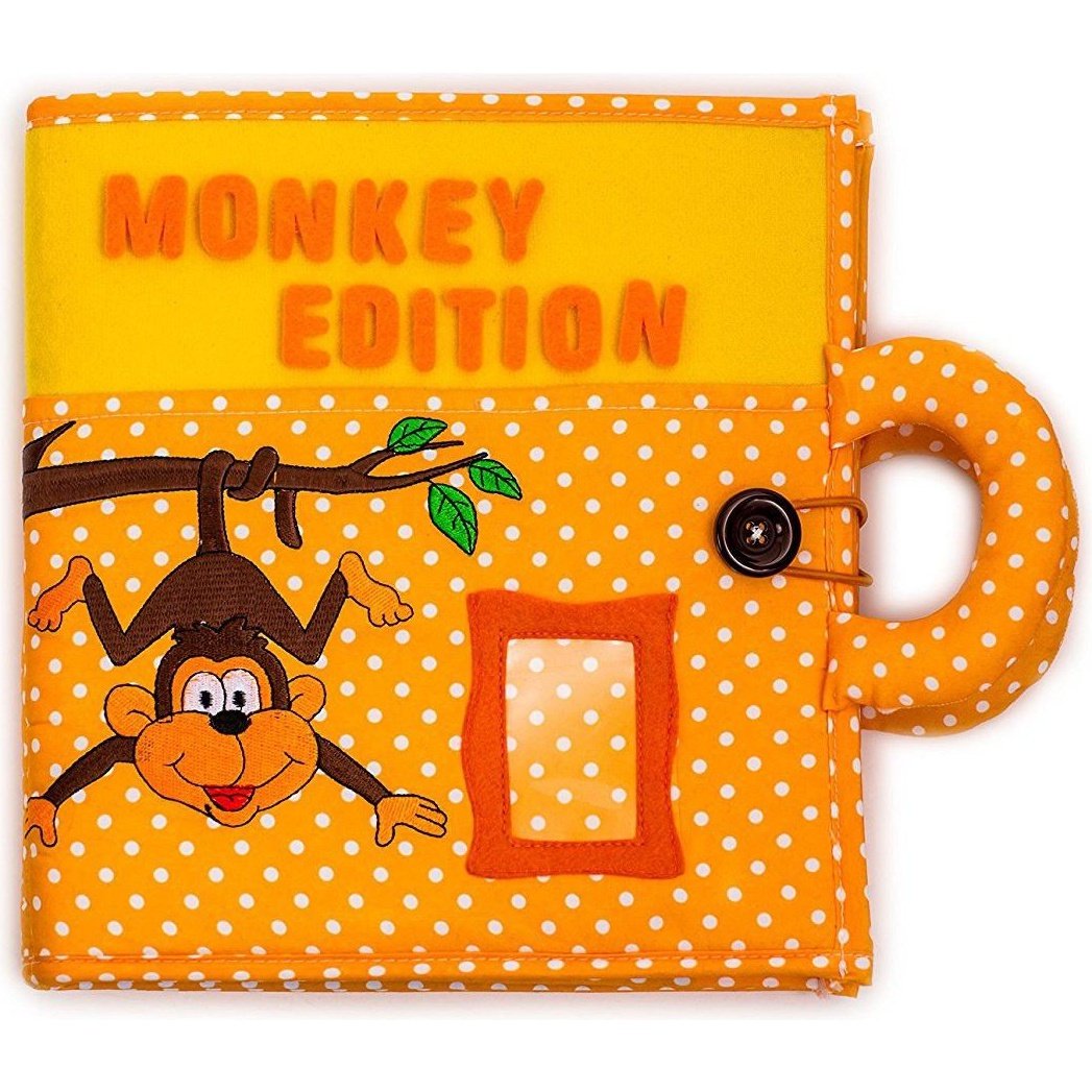 Livre d'éveil et activités Montessori - Singe - MaMontessoriBox