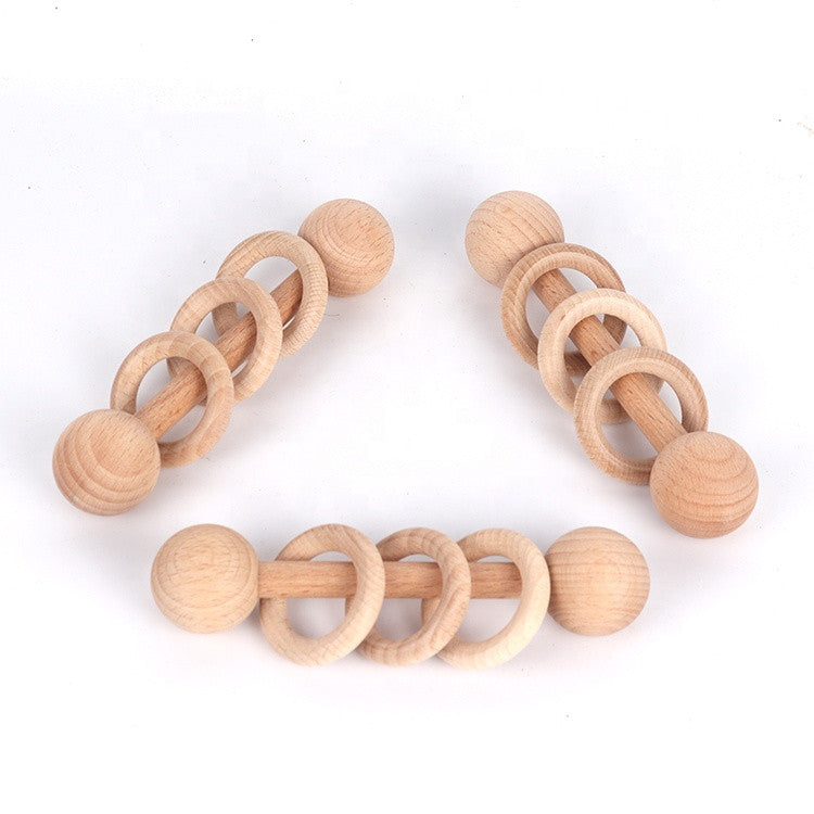 Lot de 4 hochets Montessori pour bébés - MaMontessoriBox