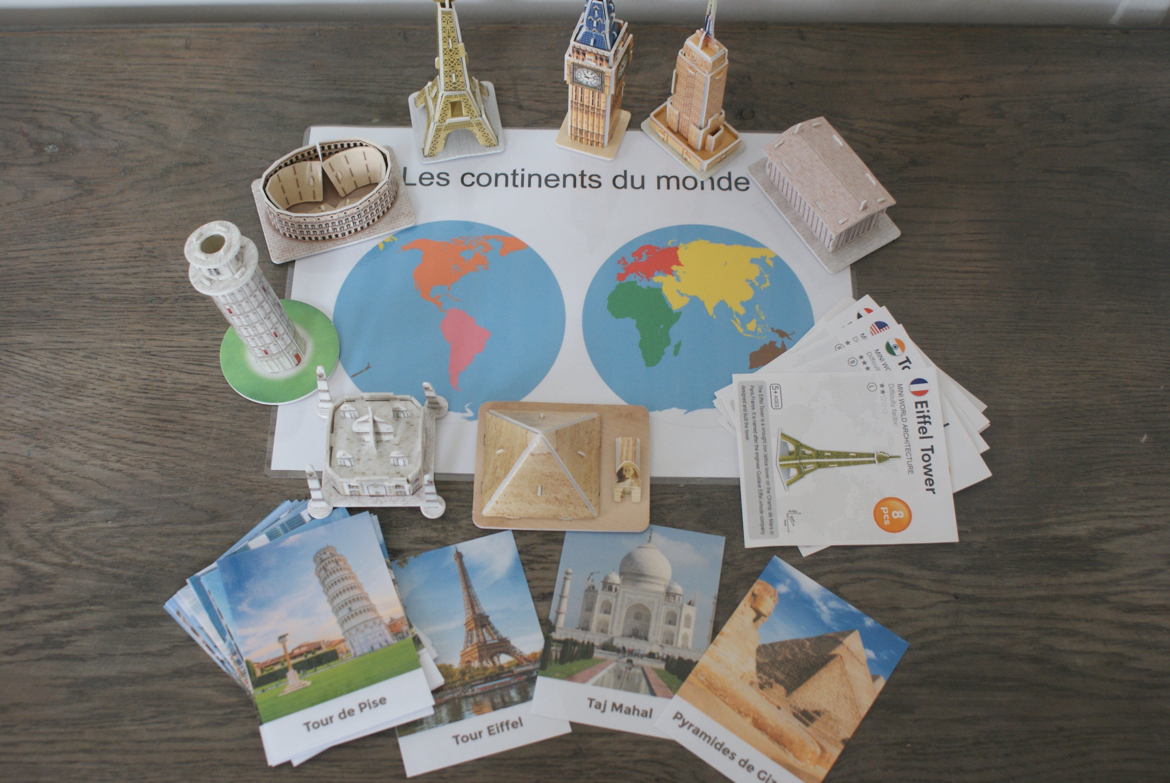 Monuments du monde Montessori - MaMontessoriBox