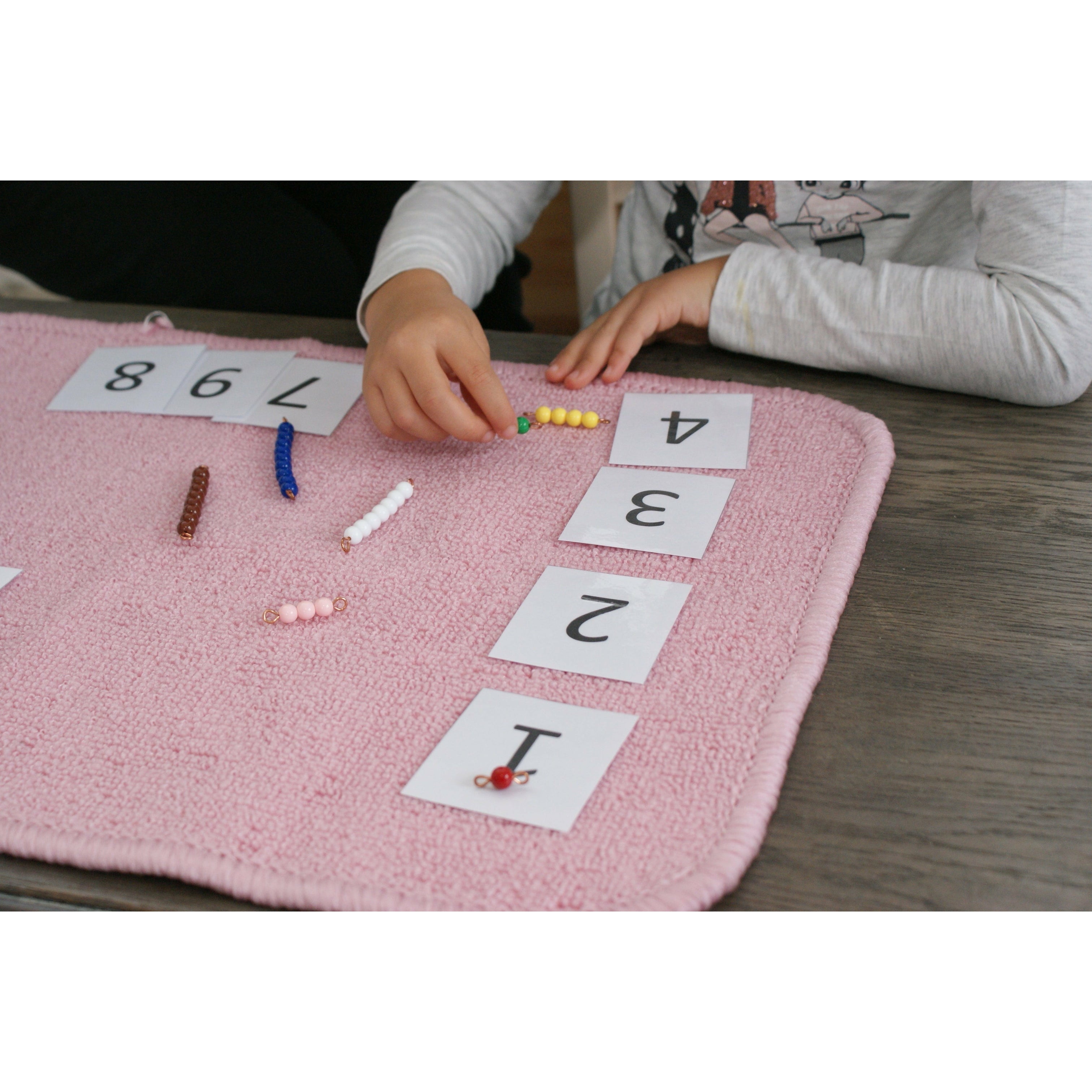 Présentoirs De Perles Montessori - Matériel Mathématique éducatif - Jouet Pour Enfants 3-4 Ans