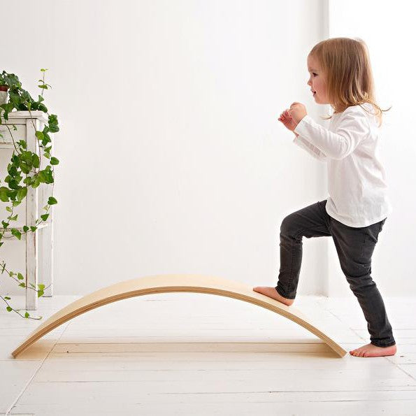 Planche équilibre - balance board - avec ou sans feutrine - MaMontessoriBox