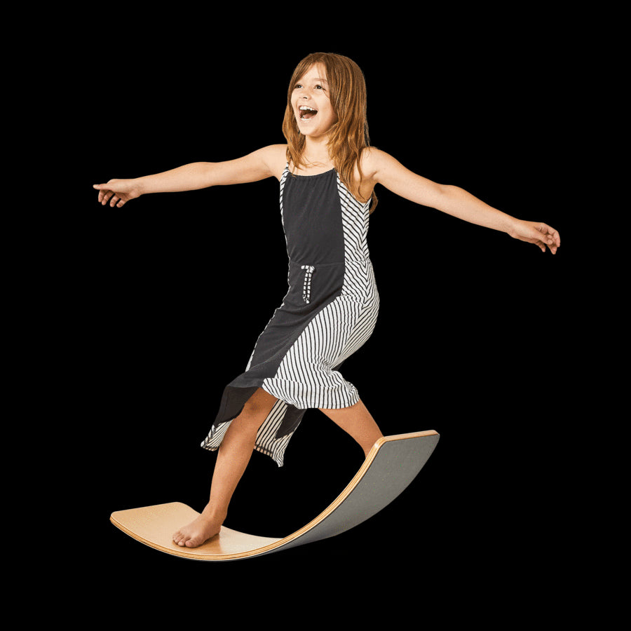 MAMOI® Planche equilibre pour enfant, Balance board, Planches d'équilibre,  Jeu équilibre de proprioception en bois, Jeux motricité montessori 1 an 2/3