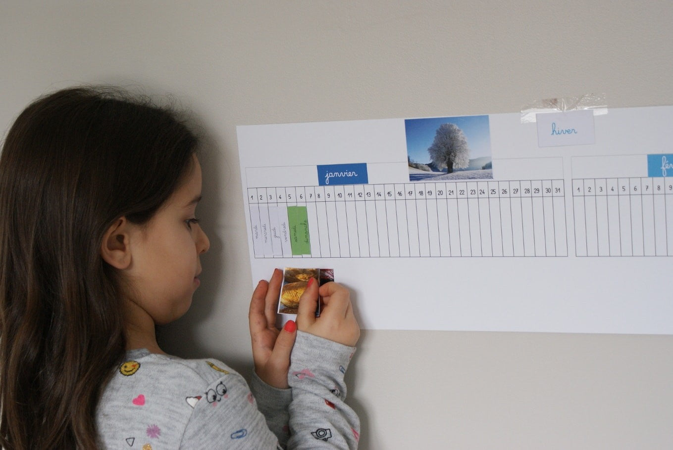 Poutre du Temps Montessori et Roues - MaMontessoriBox