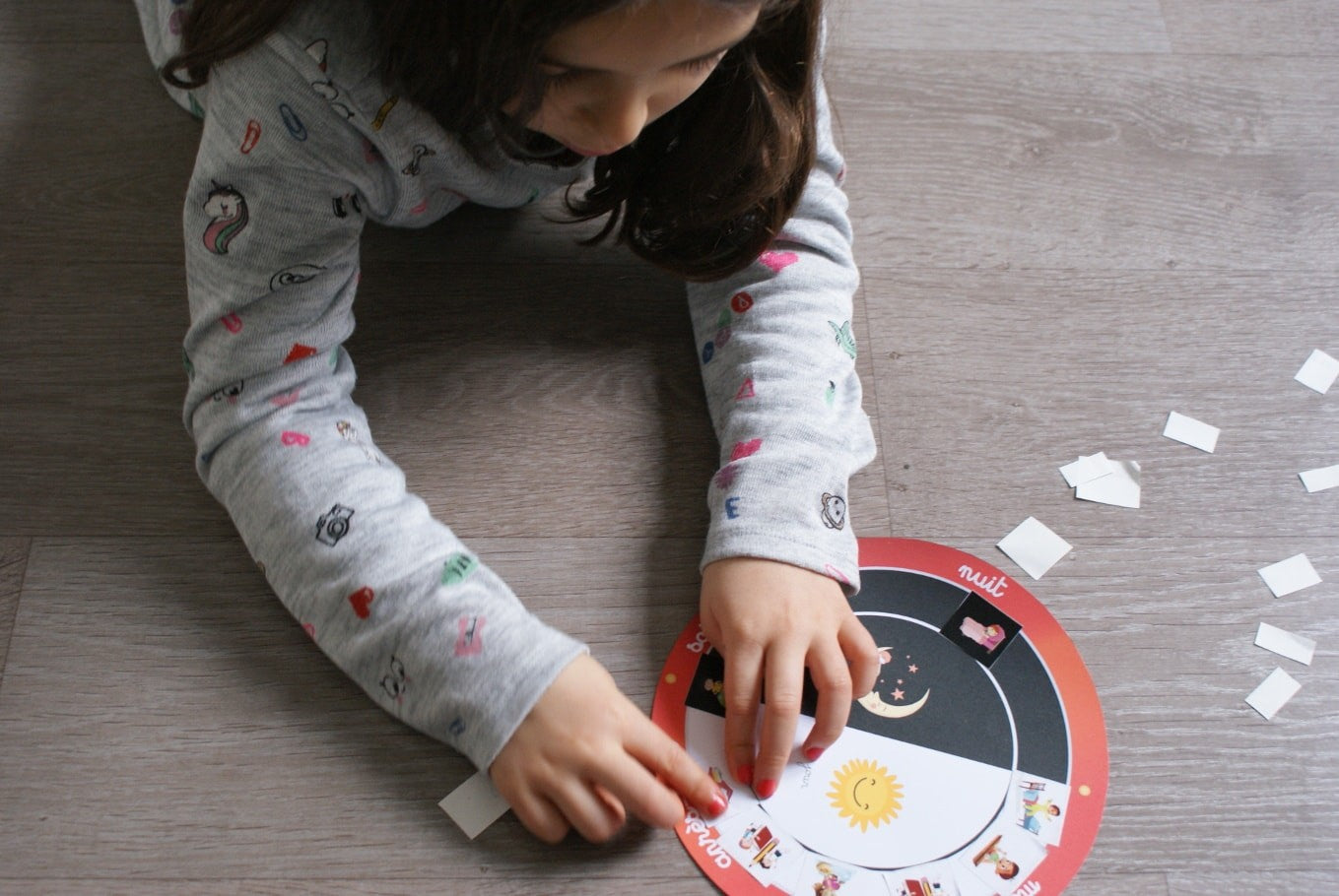 Poutre du Temps Montessori et Roues - MaMontessoriBox