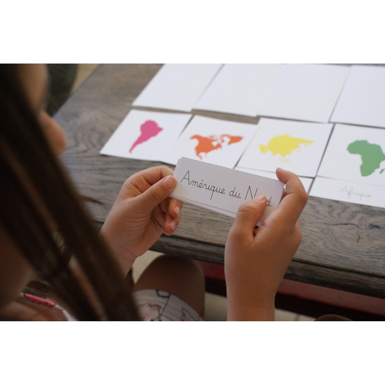 Puzzle Planisphère des Continents Montessori - MaMontessoriBox