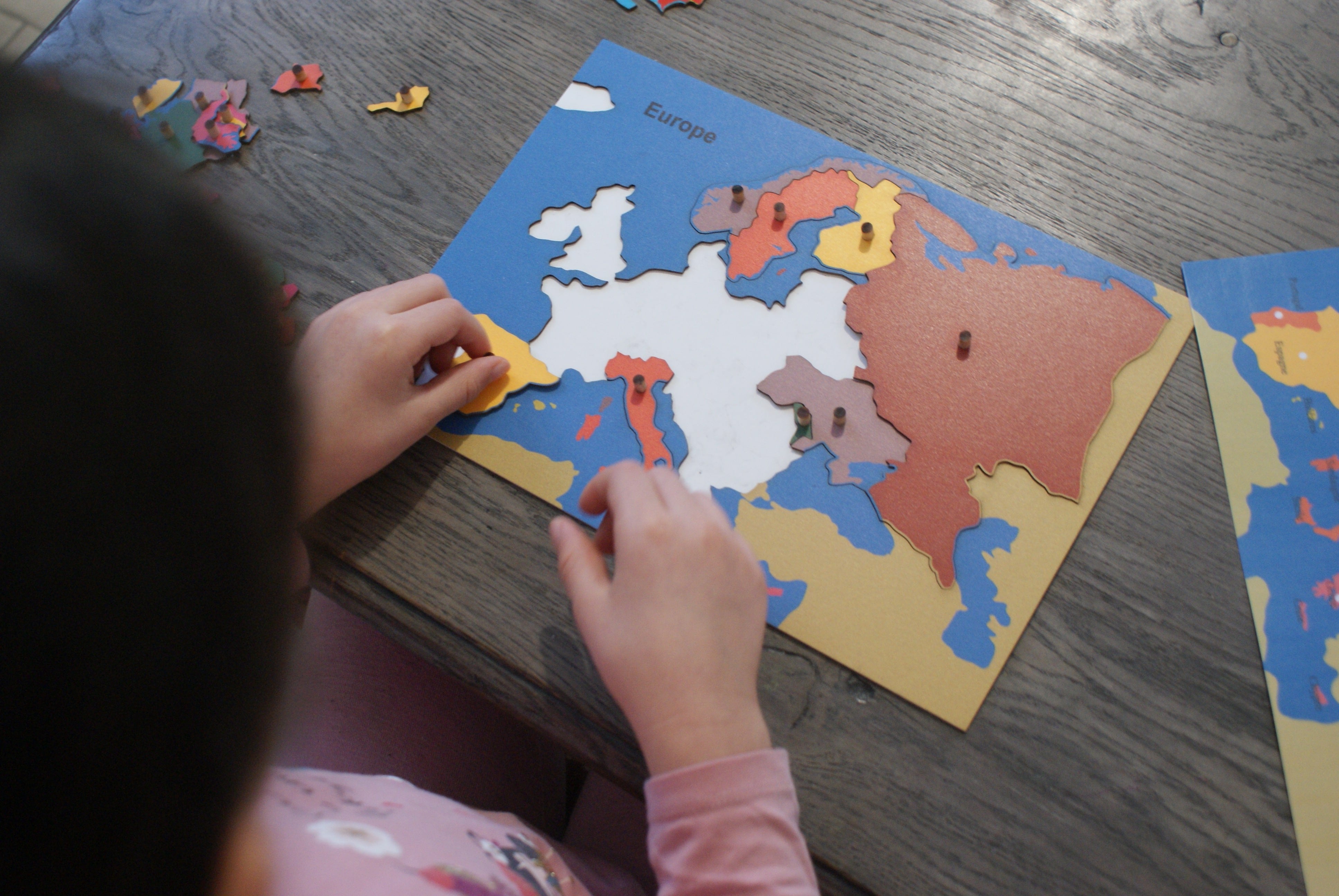 Puzzle du continent Europe Montessori - MaMontessoriBox