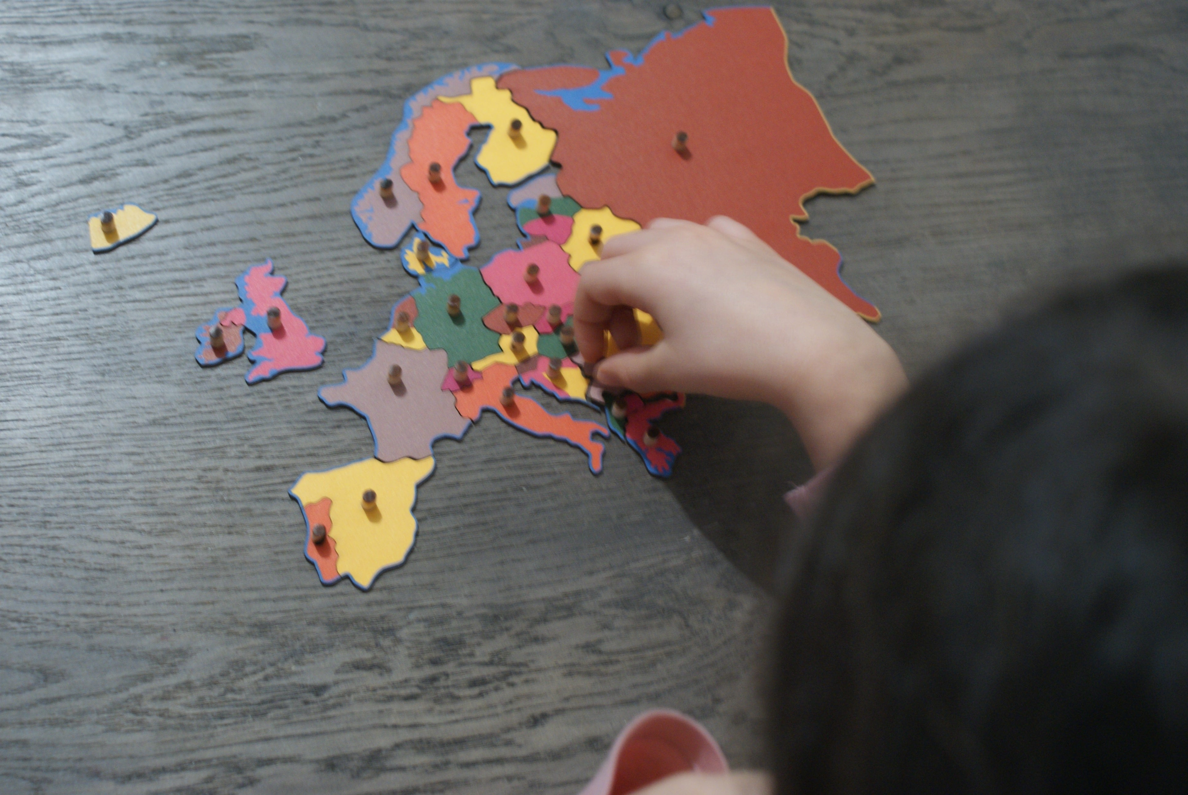 Puzzle du continent Europe Montessori - MaMontessoriBox