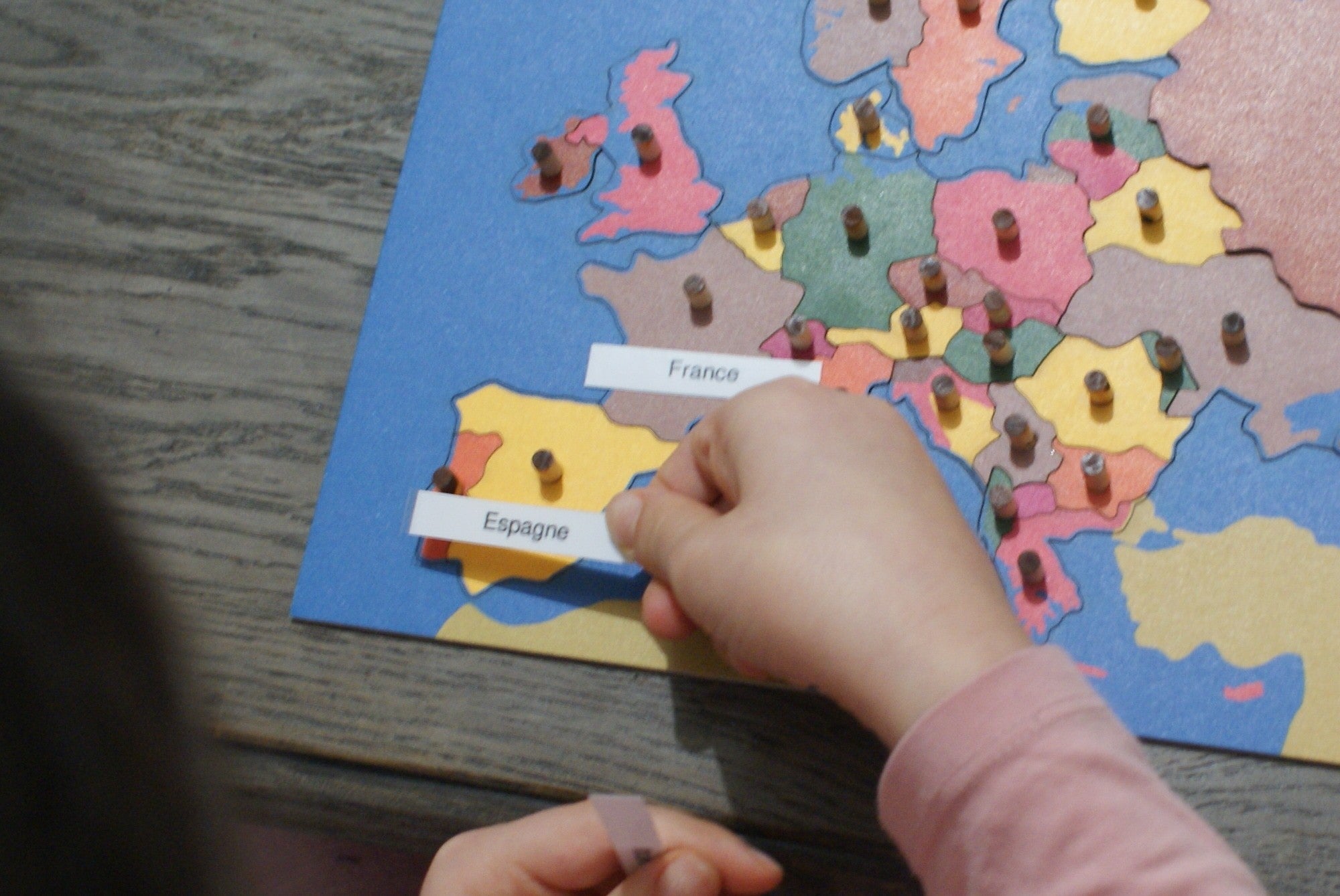 Puzzle du continent Europe Montessori - MaMontessoriBox