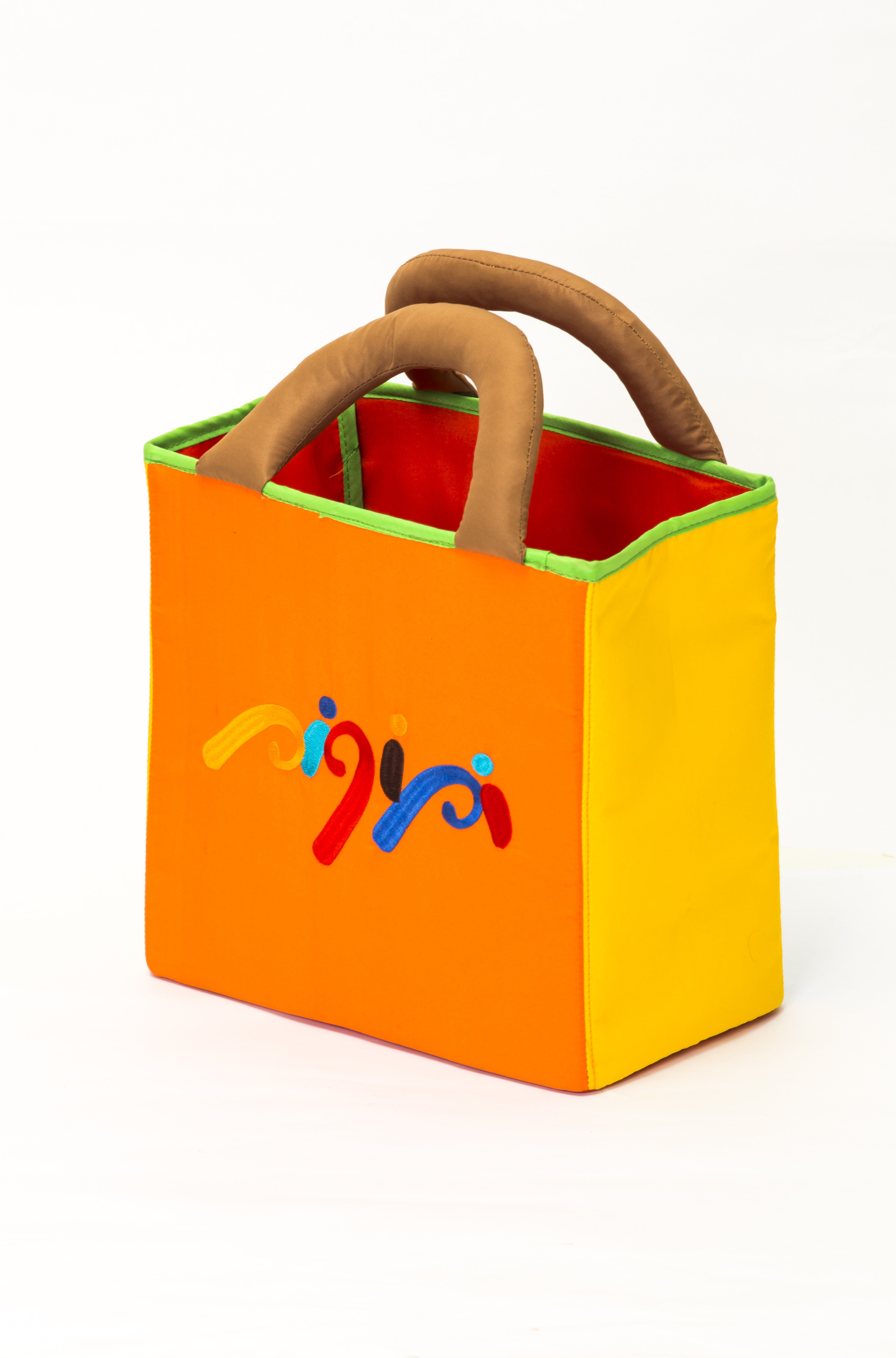 Sac rangement livres d'éveil et activités Montessori - MaMontessoriBox