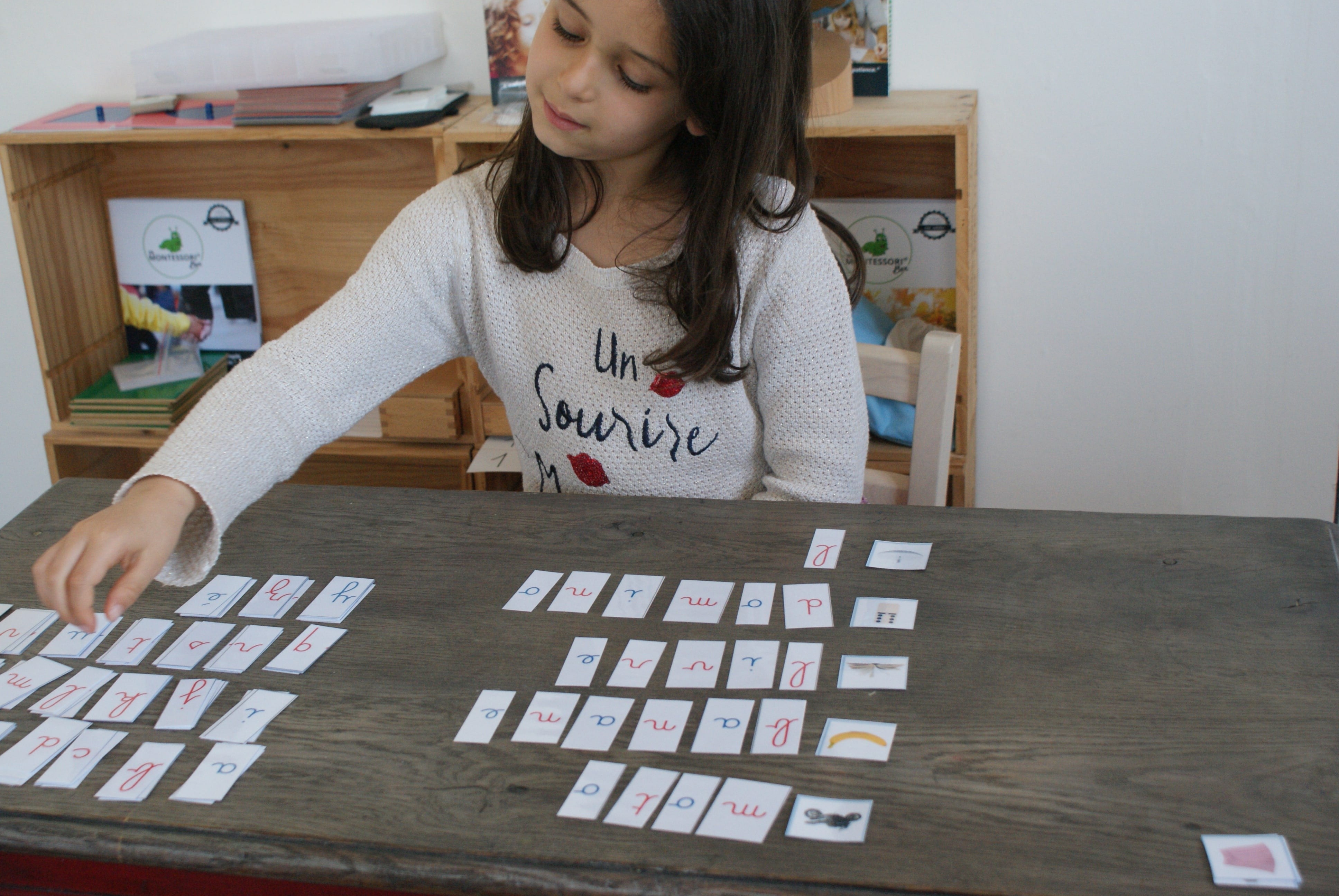 Séries de Lecture Montessori Cursives - MaMontessoriBox