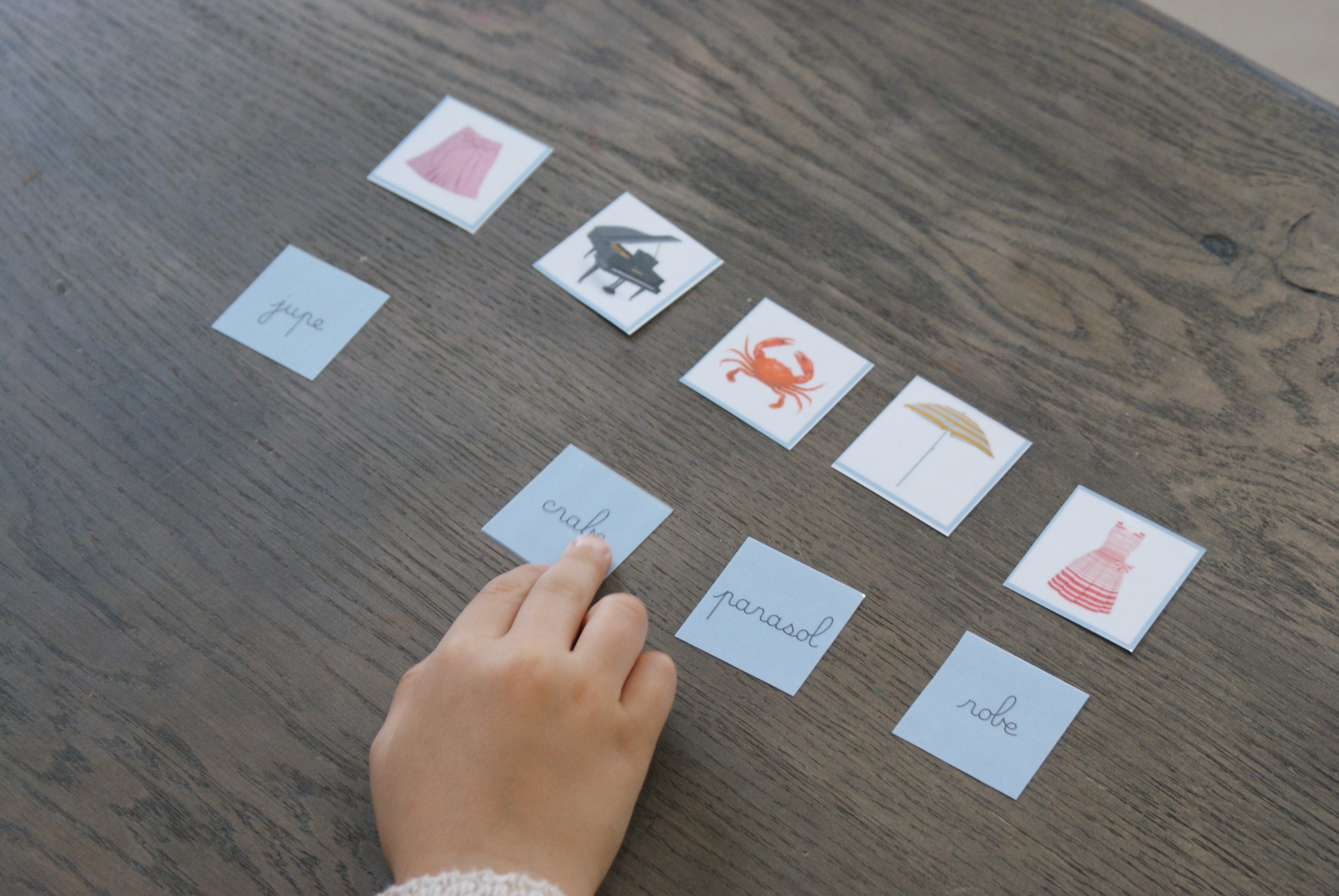 Séries de Lecture Montessori Cursives - MaMontessoriBox