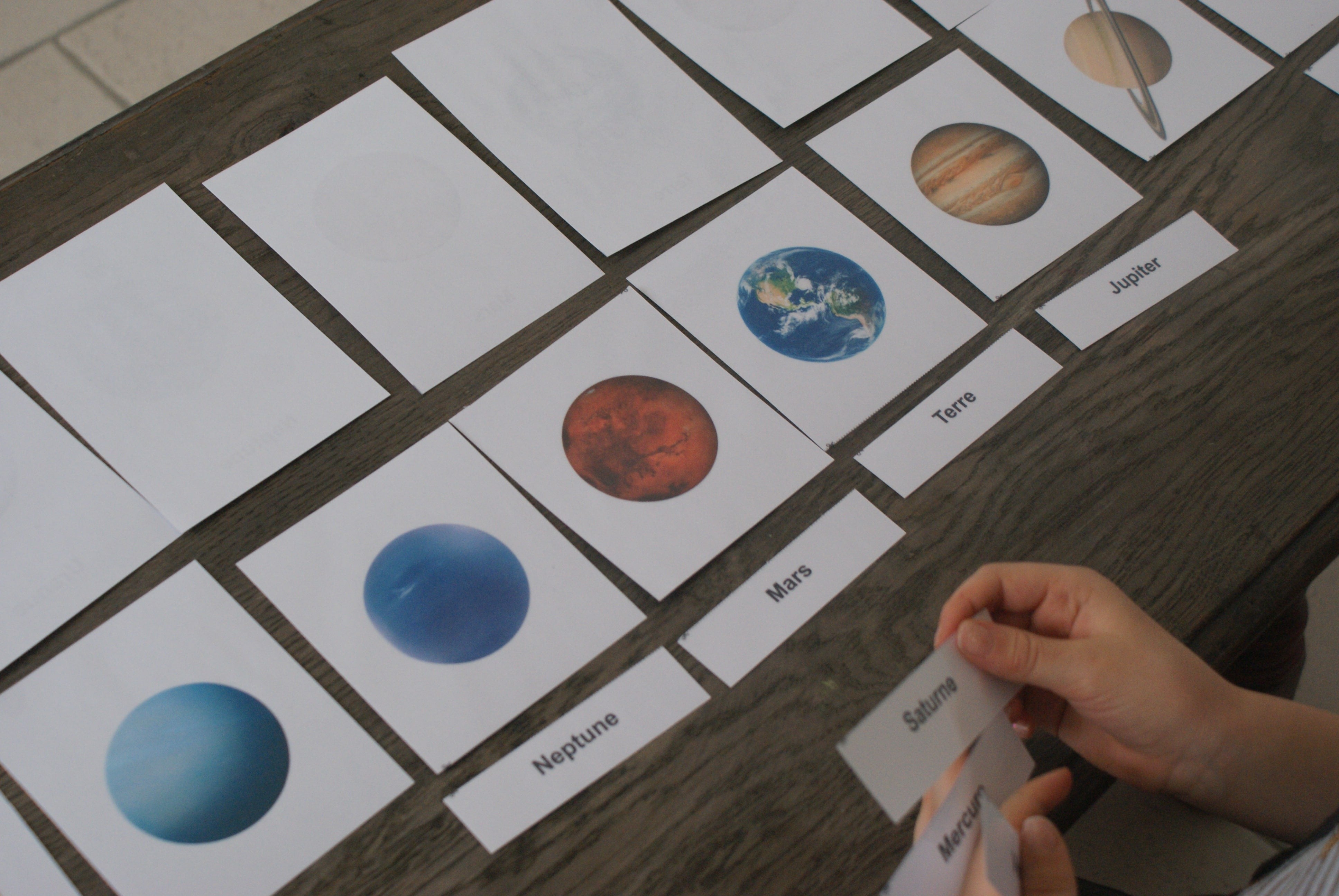 Système Solaire Montessori - MaMontessoriBox