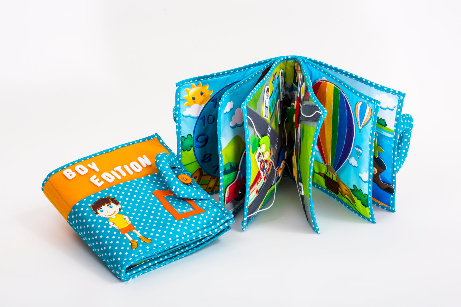 Livre d'éveil et activités Montessori - Garçon - MaMontessoriBox